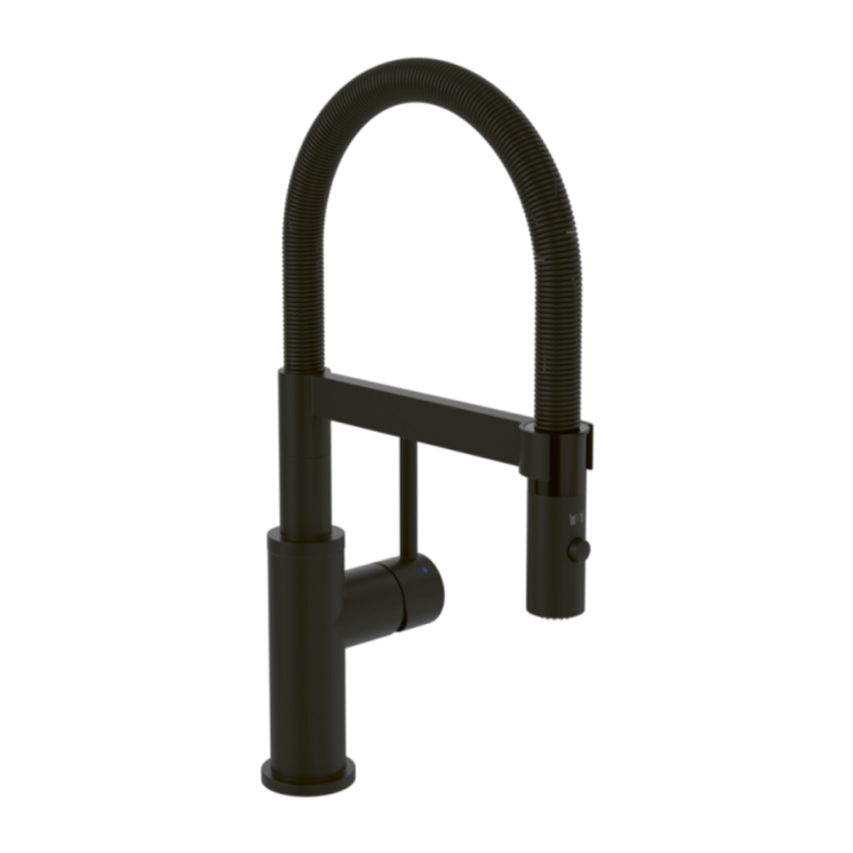 Robinet de cuisine avec douchette VILLEROY & BOCH Steel Expert Compact Noir mat