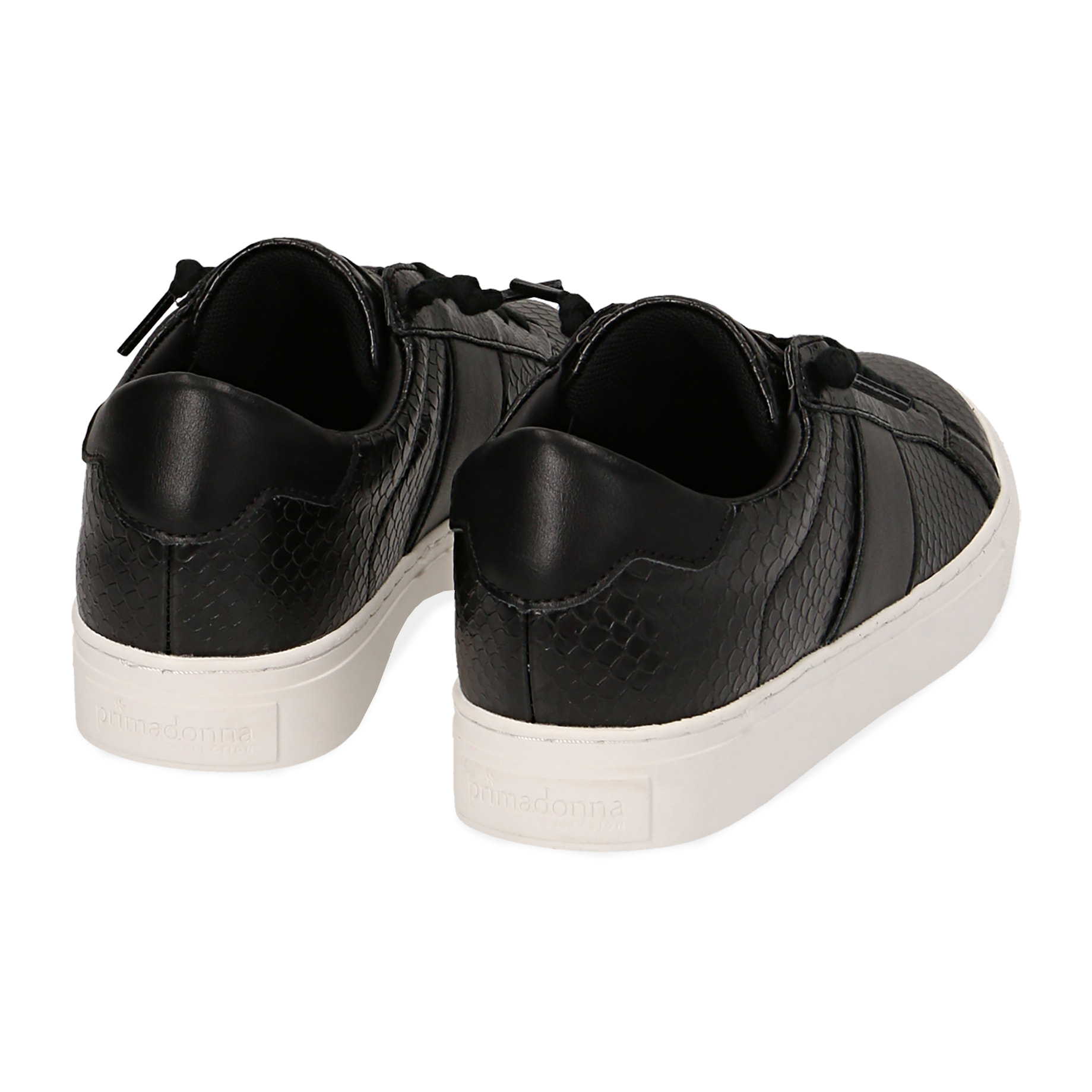 Sneakers nere stampa vipera