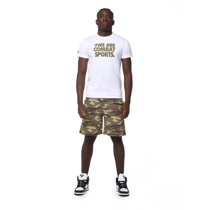 Conjunto completo de hombre con camiseta y pantalón corto camuflaje Leone Summer Style