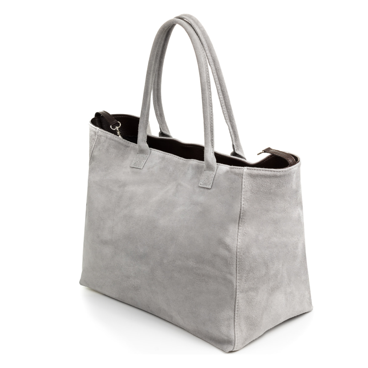 Annagrazia Bolso Shopper Mujer.Piel auténtica Gamuza