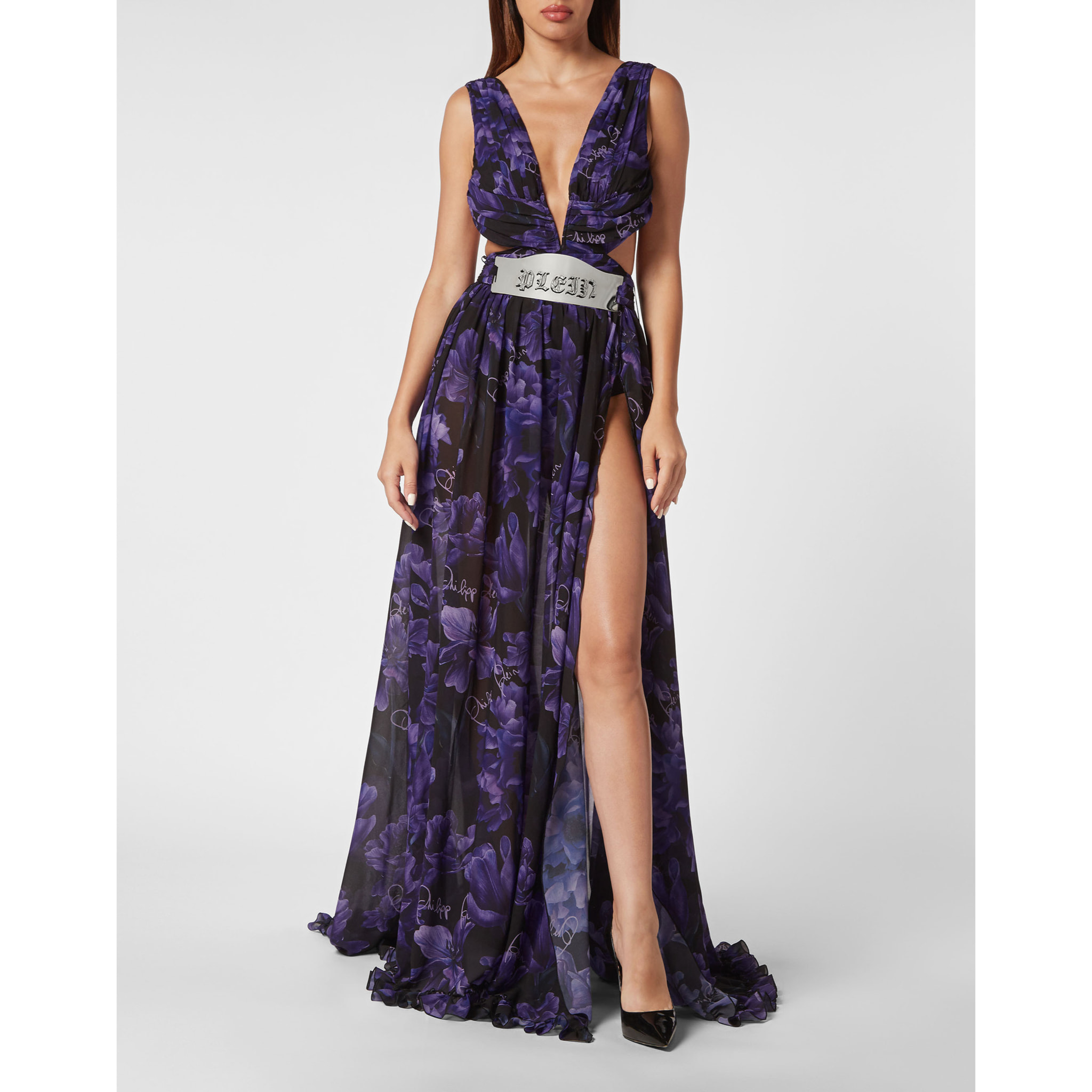 PHILIPP PLEIN Vestido de noche FLOWERS