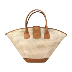 Borsa a mano Cheval Firenze Gaeta Cuoio