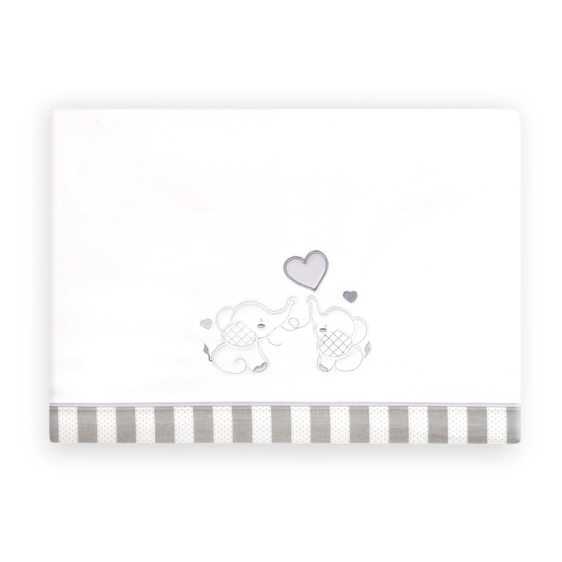 Triptico Coche Parejita Elefante Bco/Gris