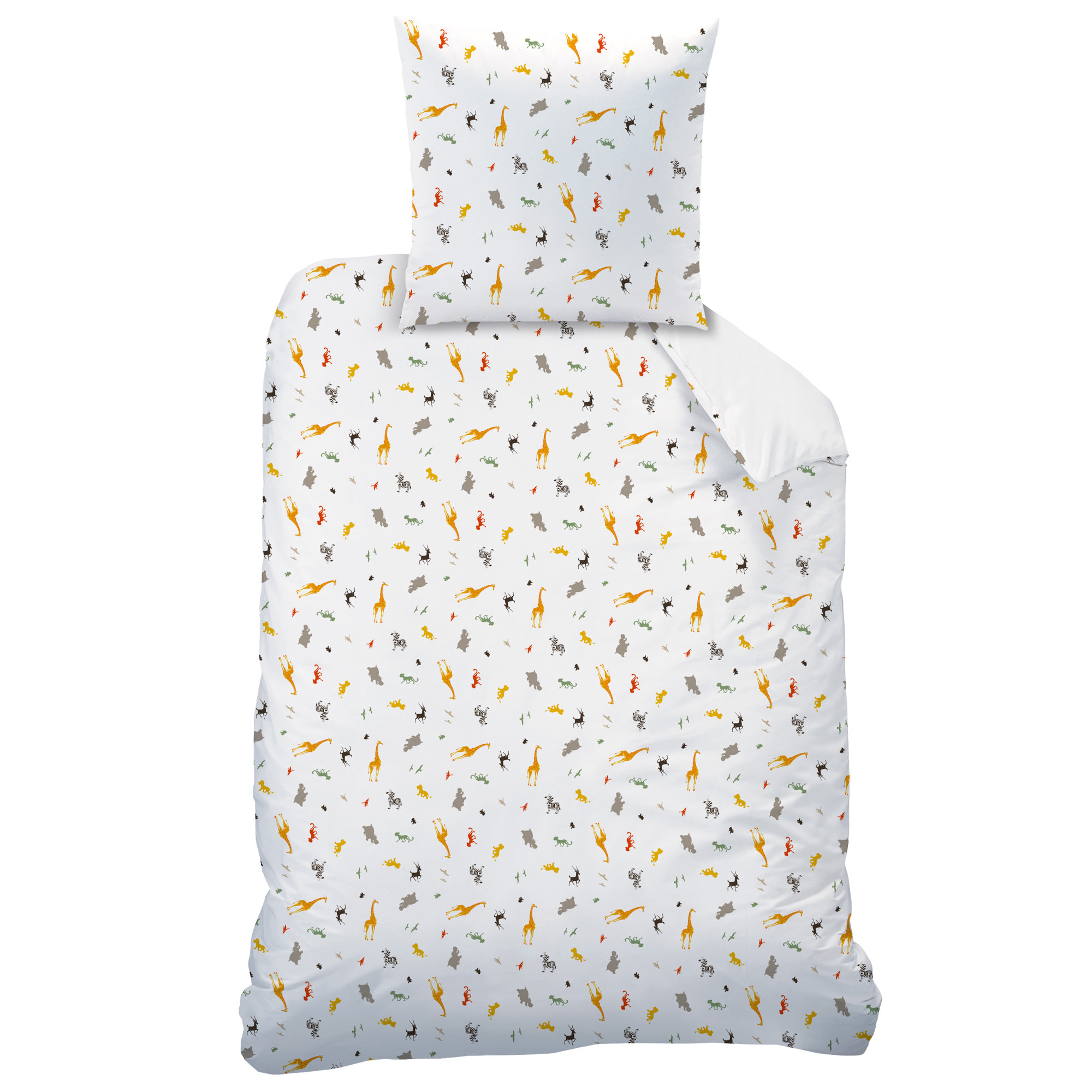 Parure de lit imprimée 100% coton, DISNEY HOME LE ROI LION BROUSSE