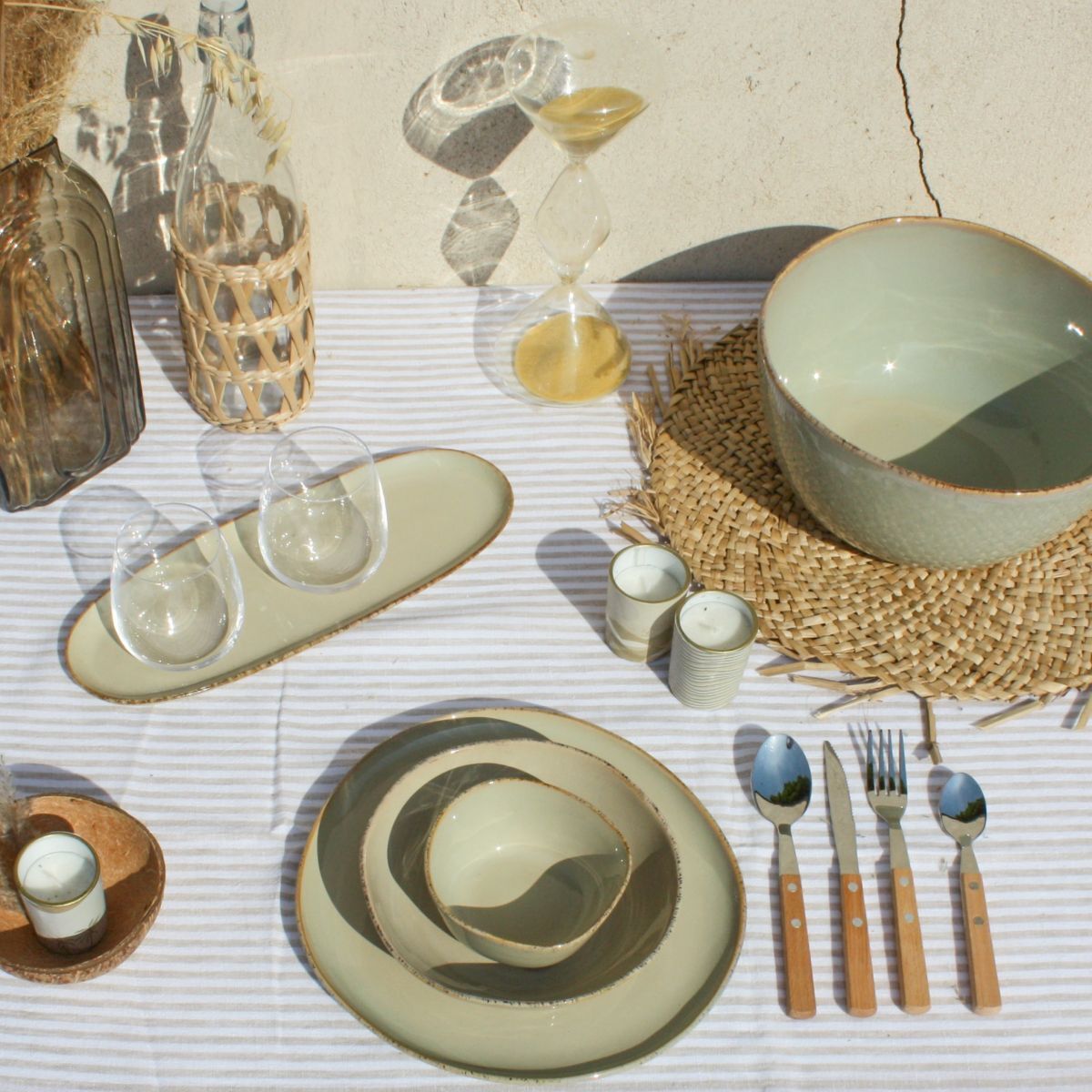 Lot de 6 assiettes creuses, DUNE