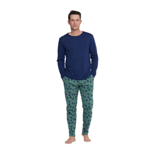 Pigiama uomo paddy in caldo cotone girocollo Noidinotte