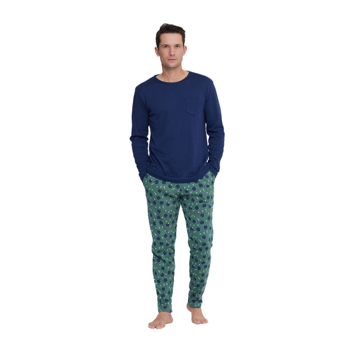 Pigiama uomo paddy in caldo cotone girocollo Noidinotte