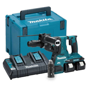 Taladro percutor SDS+ 36V 2 x 18V Li-Ion 5 Ah 28 mm MAKITA - DHR281PT2J