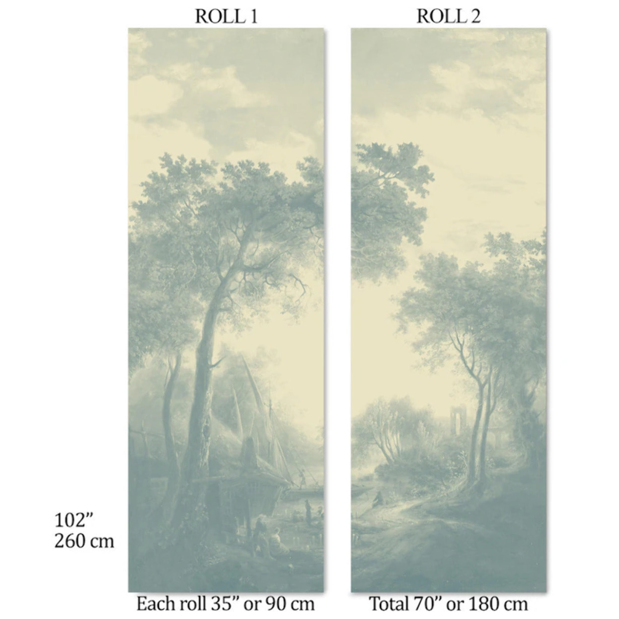 Carta da Parati Toile de Jouy