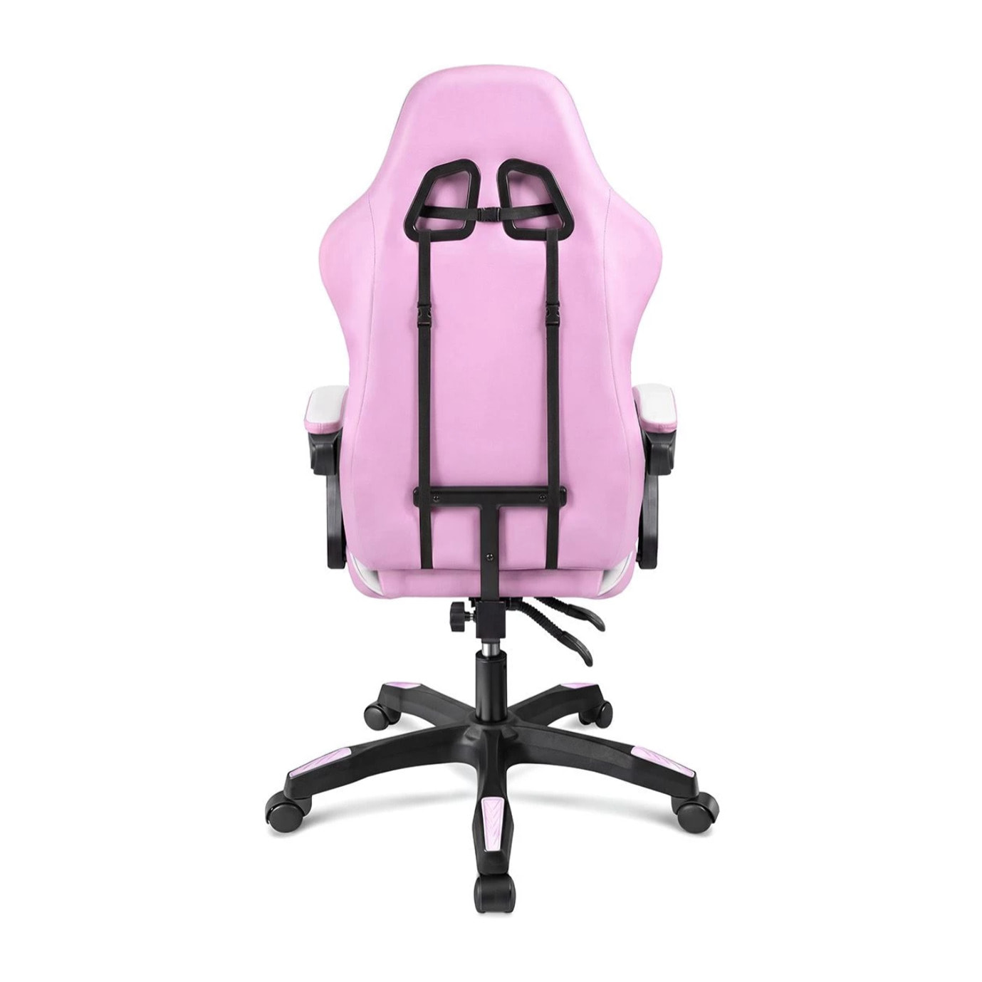 Silla gaming reclinable y con altura ajustable en rosa y blanco 117-128 cm Viper Rosa - Blanco