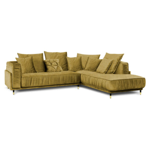 Canapé Tissu Angle droit Fiorenzo - 4 Places