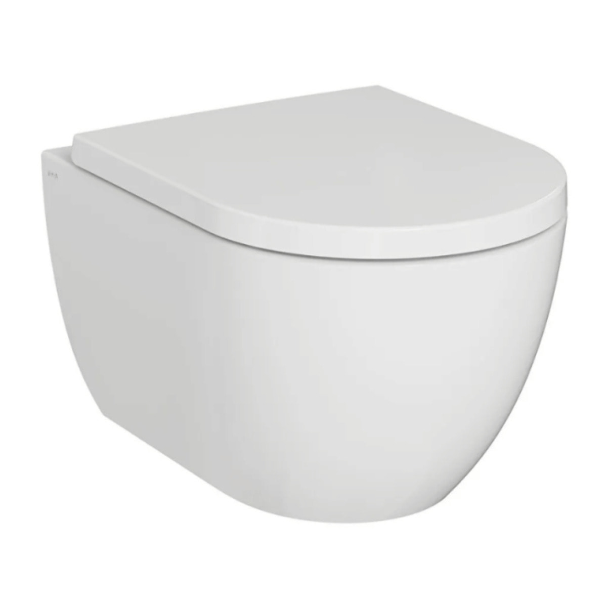 Cuvette WC suspendu sans bride M60 Vortexflush blanc avec abattant frein de chute