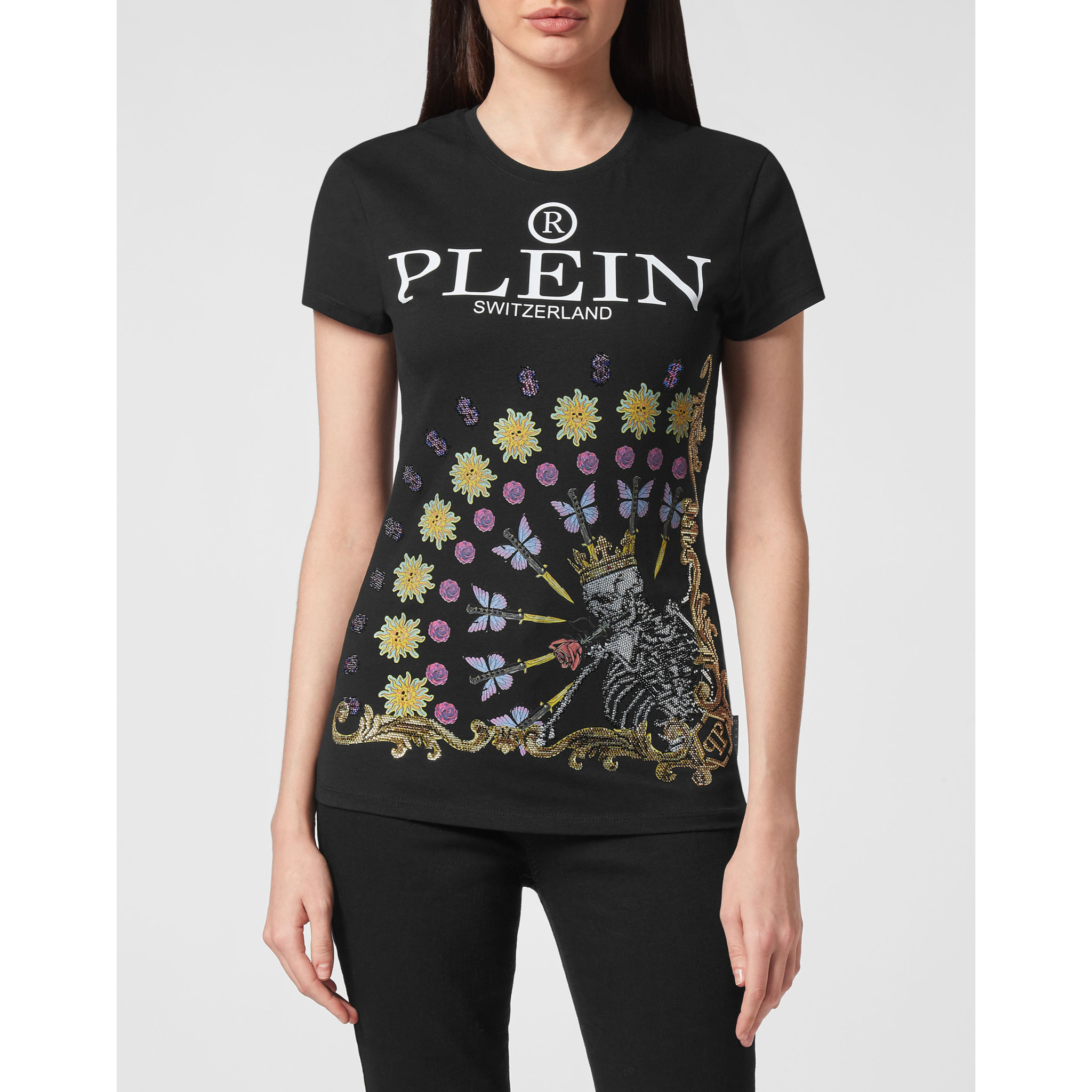 PHILIPP PLEIN Camiseta Cuello Redondo TATTOO