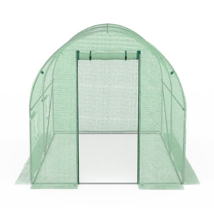 Serre 6m² verte - gamme maraîchère