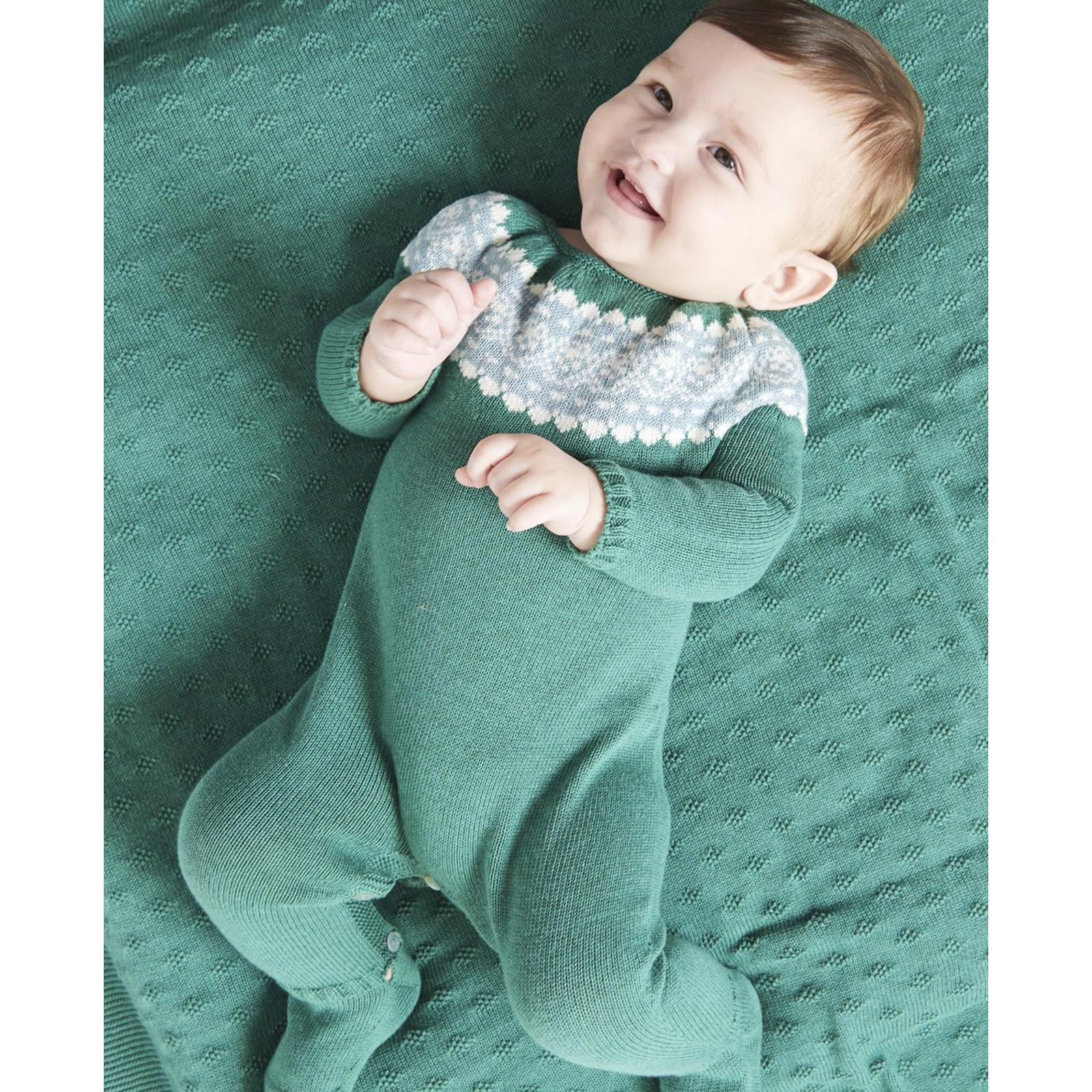 Pelele con greca verde