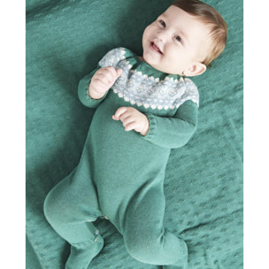 Pelele con greca verde