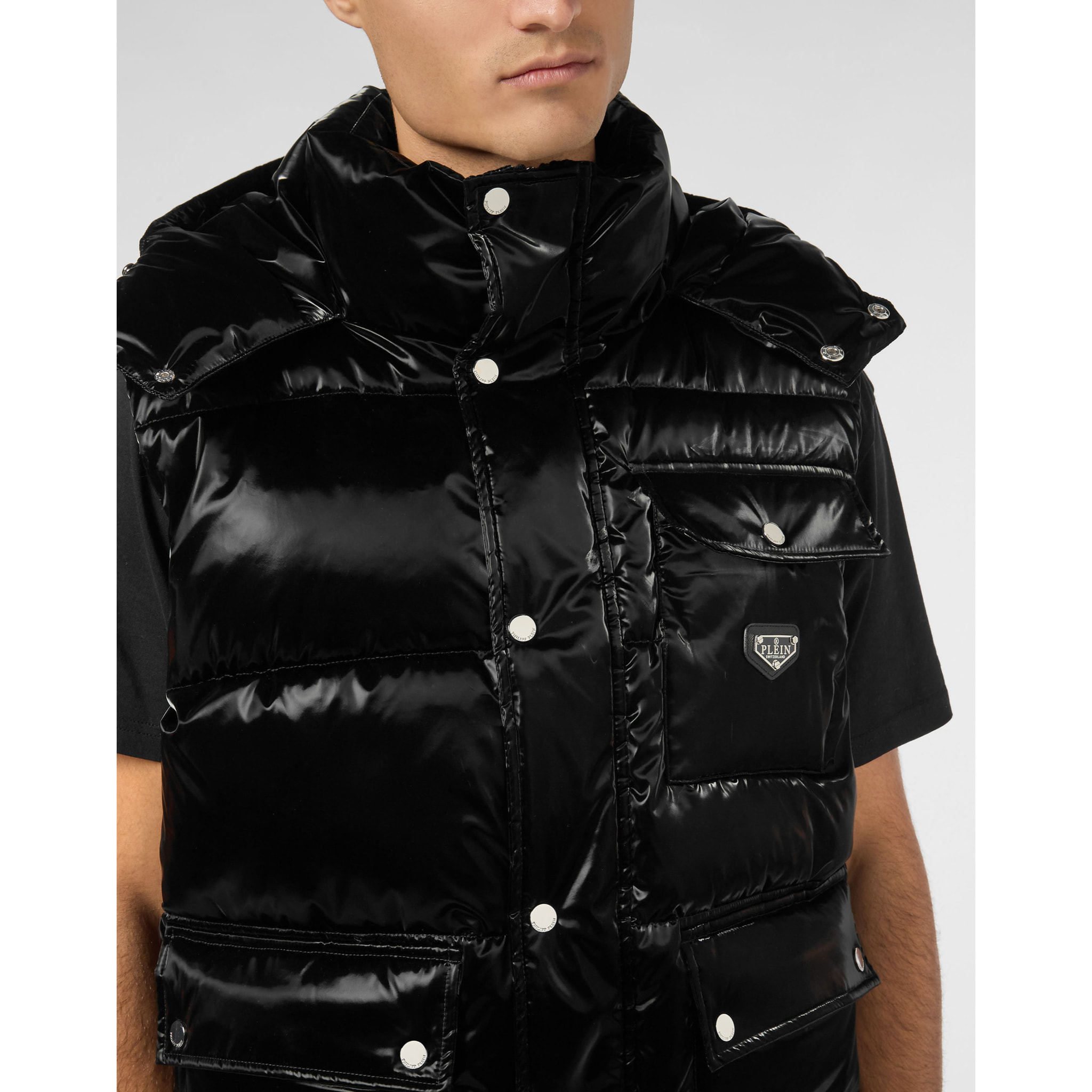 PHILIPP PLEIN Gilet in piuma
