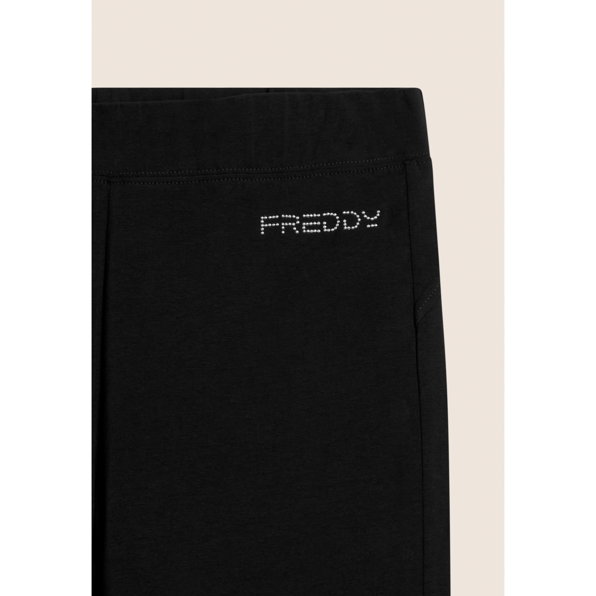 Leggings Aderenti con Fondo a Zampa e Vita Regular