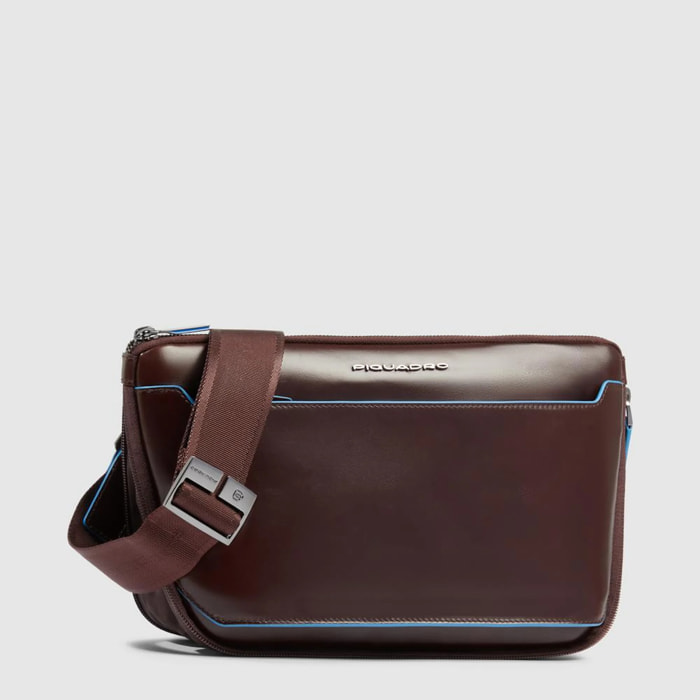 Piquadro Marsupio piatto espandibile in pelle con attacchi tracolla riposizionabili e tasca per AirPods®