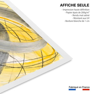 Poster yellow signal Affiche seule