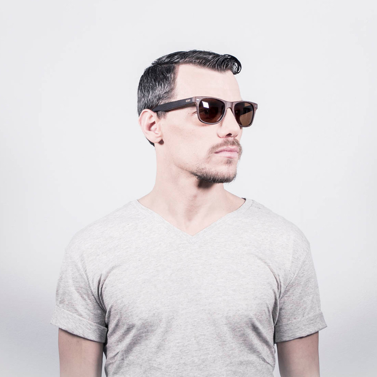 GAFAS DE SOL OCEAN BEACH WOOD de color Marron