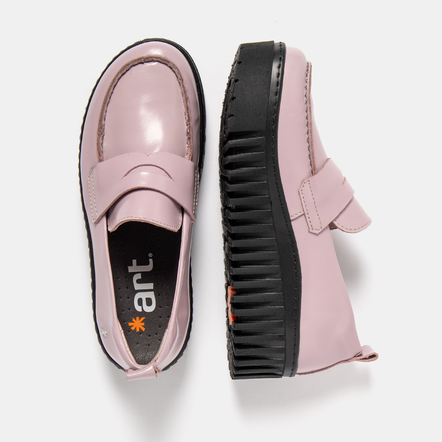 Zapatos 1530 NAPPA SHINNY MALVA/BRIGHTON color Malva