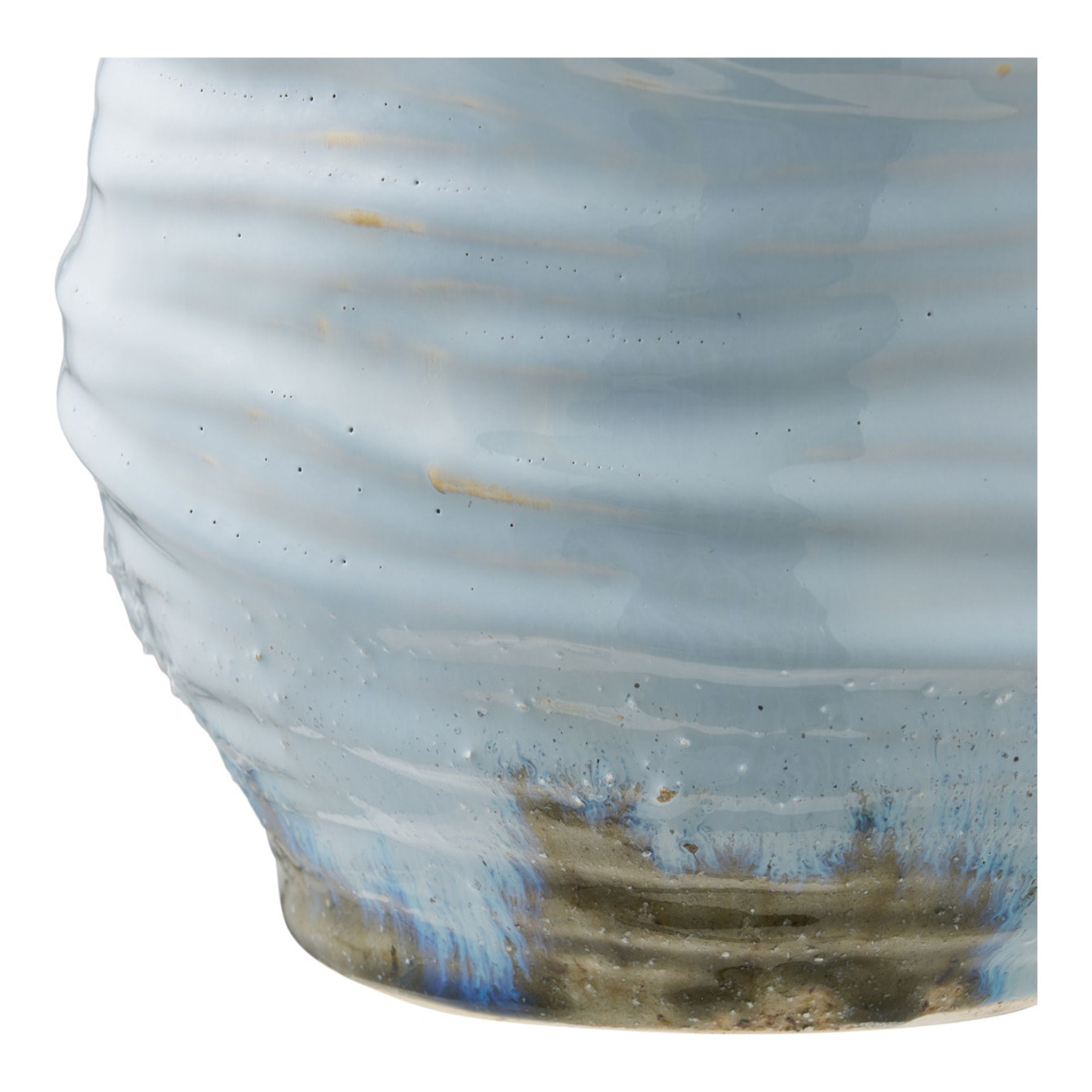 Vaso in ceramica azzurro chiaro Vikasa Home ø19,5x22,5 cm