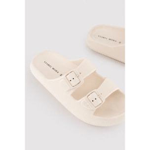 Sandali da spiaggia per donna Beige