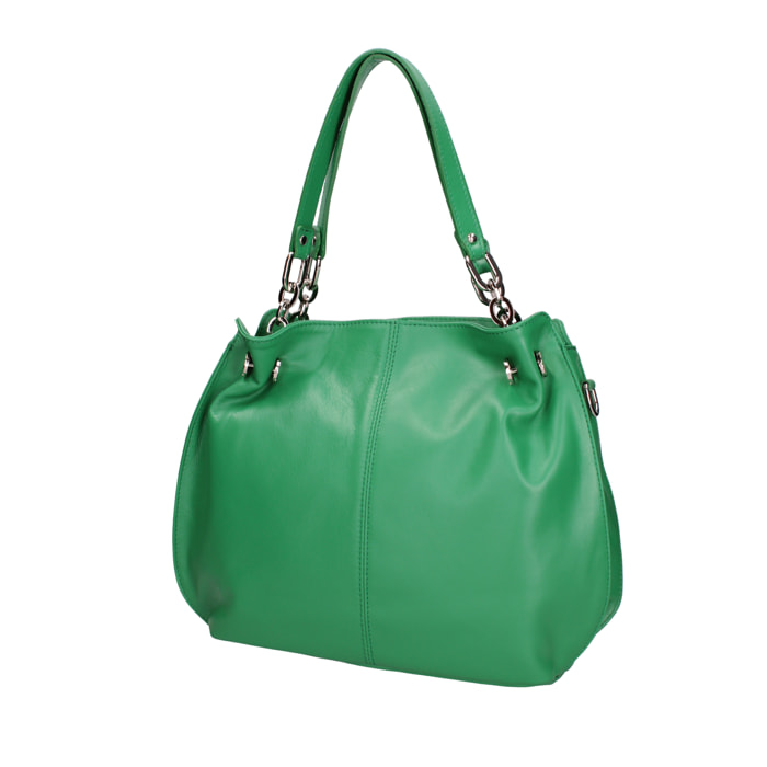 Borsa a mano da donna Made in Italy - Modello Ereba - 100% pelle - 38.0 x 30.0 x 12.0 cm