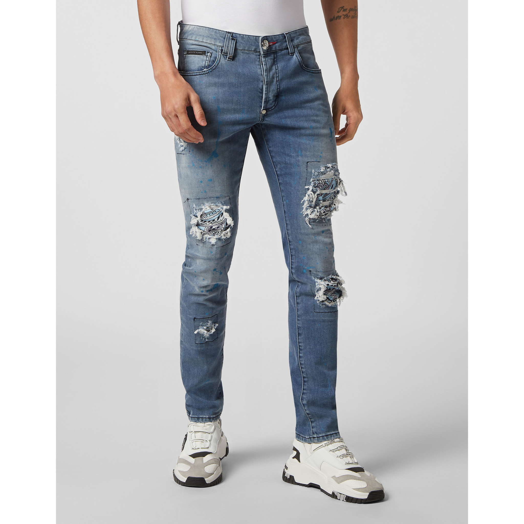 PHILIPP PLEIN Jeans taglio straight