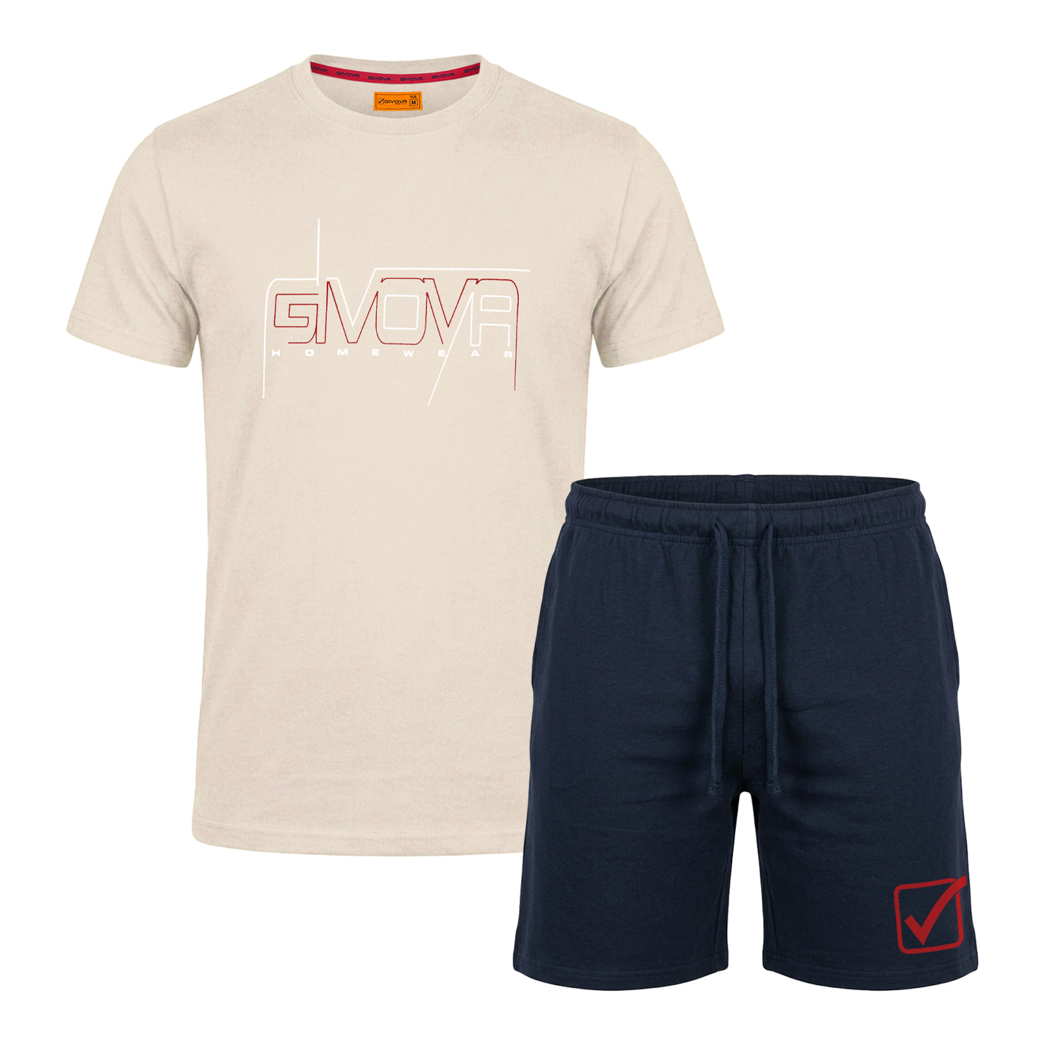 Completo Homewear Uomo Corto GIVOVA Cotone