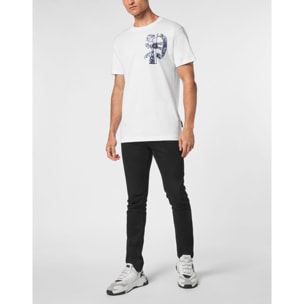 PHILIPP PLEIN T-Shirt Round Neck SKULL