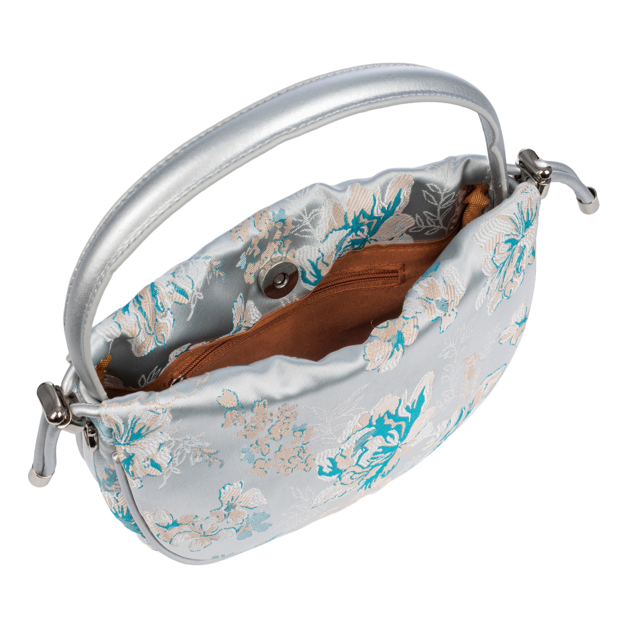 Bradano Bolso de mano Mujer. Fabricado en tela y piel sintética PU.