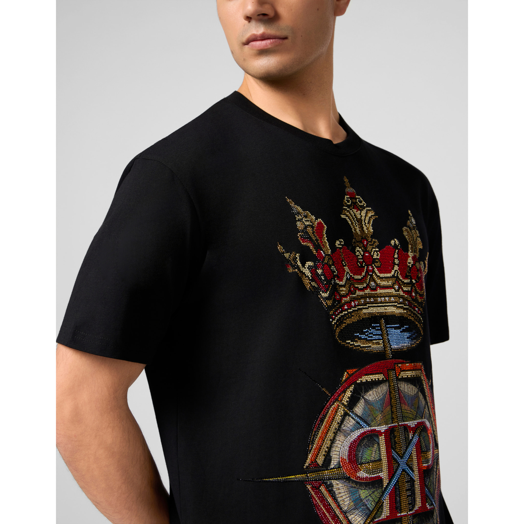 PHILIPP PLEIN Camiseta Cuello Redondo Ss