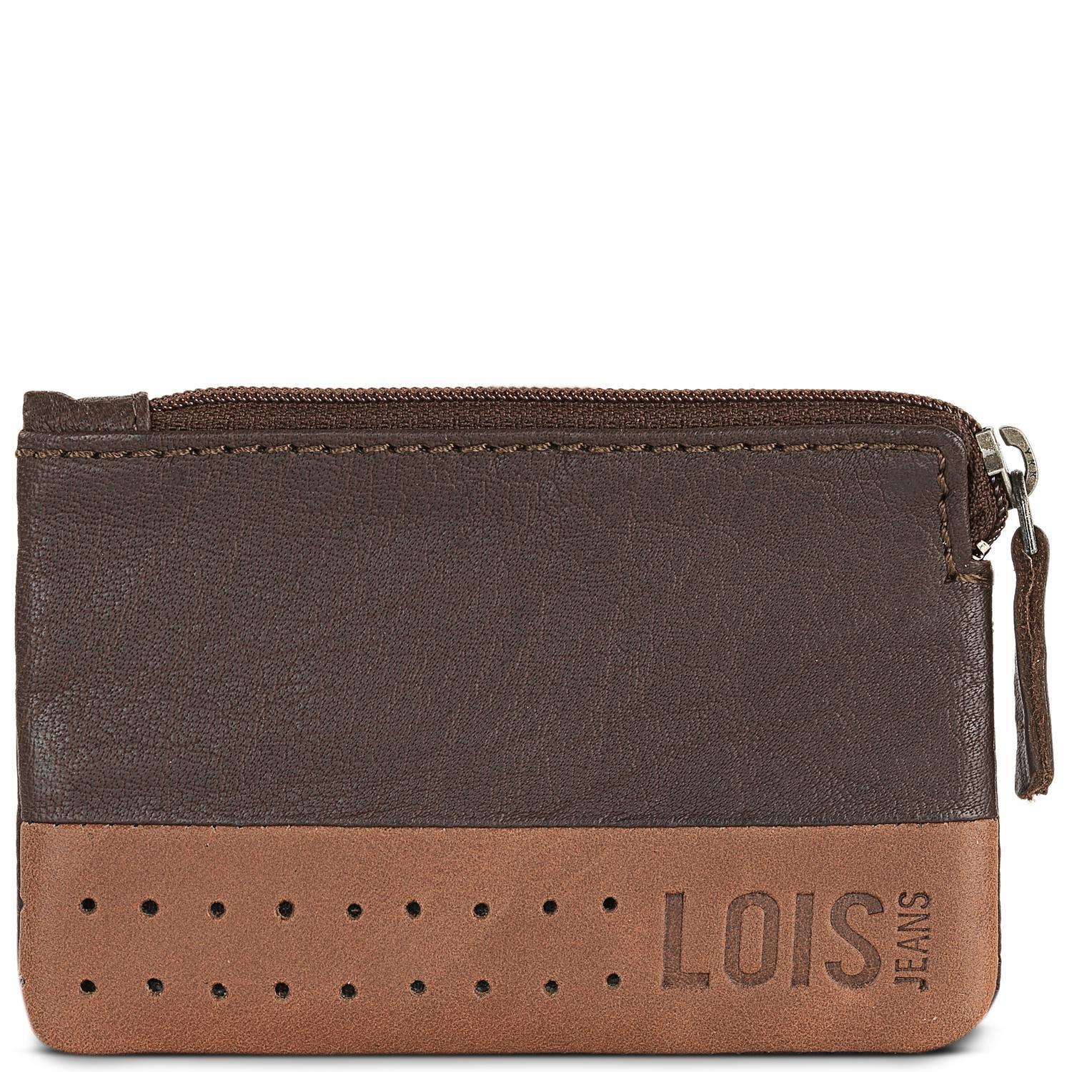 Monedero Piel Hombre Lois Durham Marron-Tan