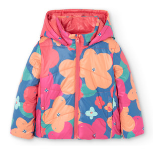 Parka reversible tejido técnico de niña