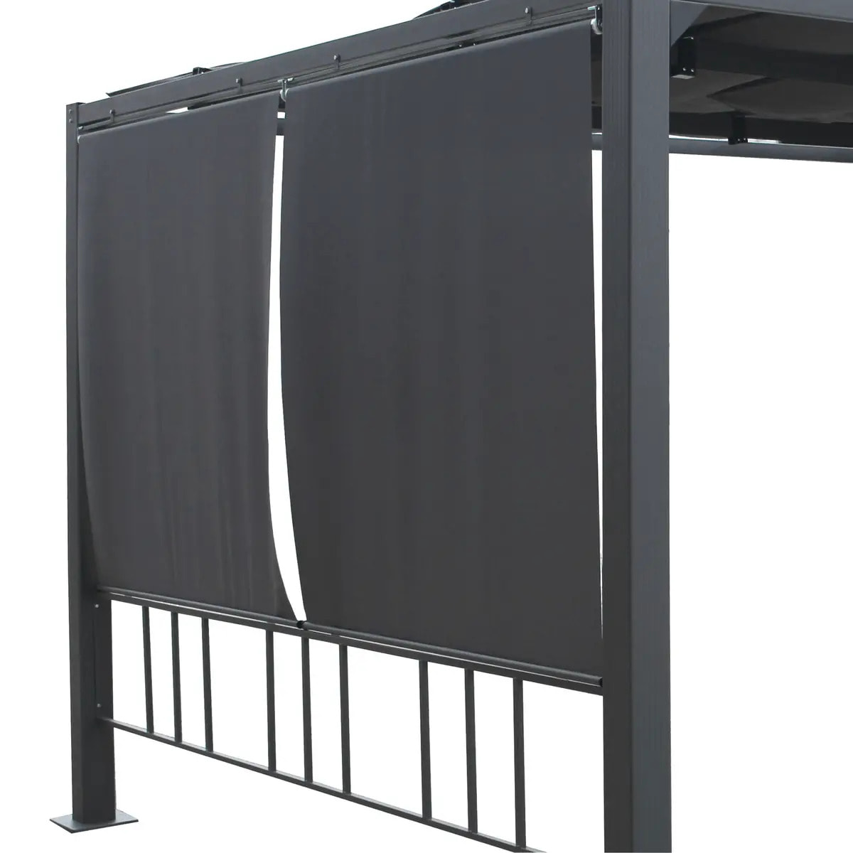 Kit de 4 stores pour tonelle "Moai" 3x4m en polyester