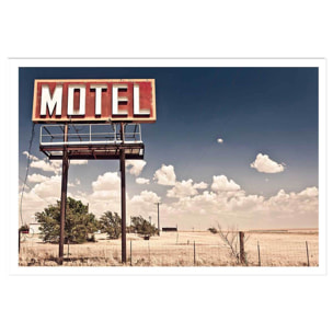 Affiche motel and neon lights Affiche seule