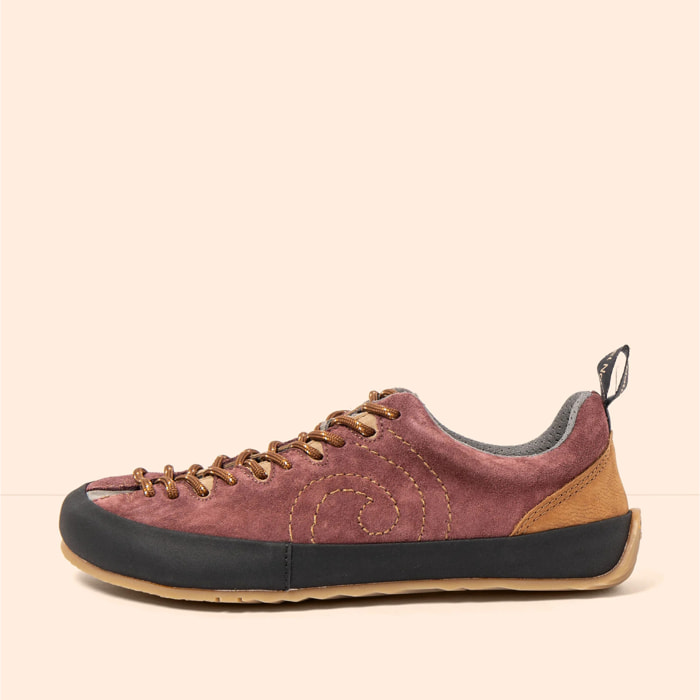 Zapatos N6082 SILK SUEDE RIOJA/ NEVORA color Rioja