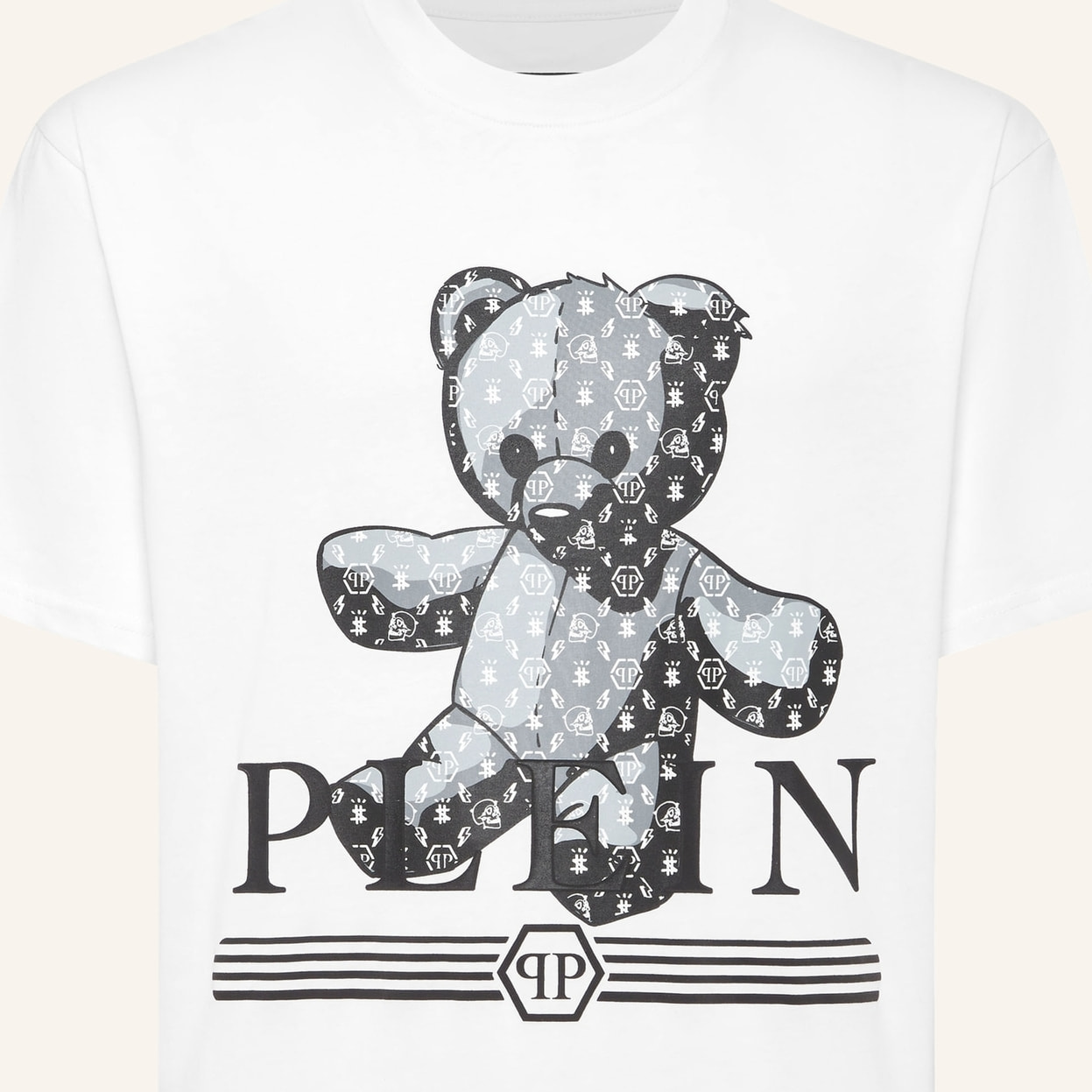 PHILIPP PLEIN Camiseta Cuello Redondo MONOGRAM
