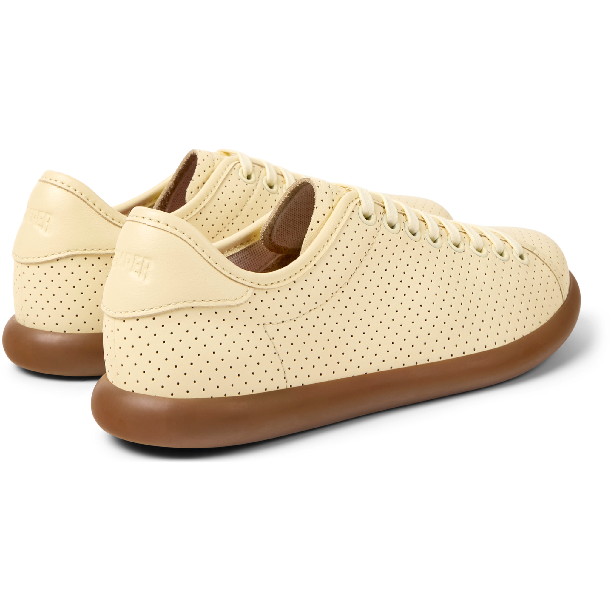 Zapatillas - CAMPER Pelotas Soller - Amarillo - Cuero liso