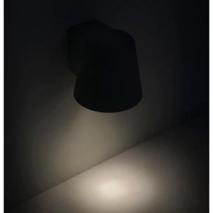 FORLIGHT Cone aplique de uso exterior para bombilla GU10 en color negro