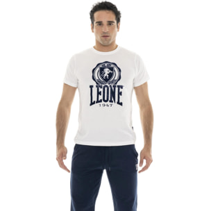 T-shirt da uomo a maniche in denim 'Indaco'