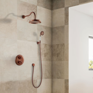 Robinet douche encastrable rétro Paini Lady's auburn