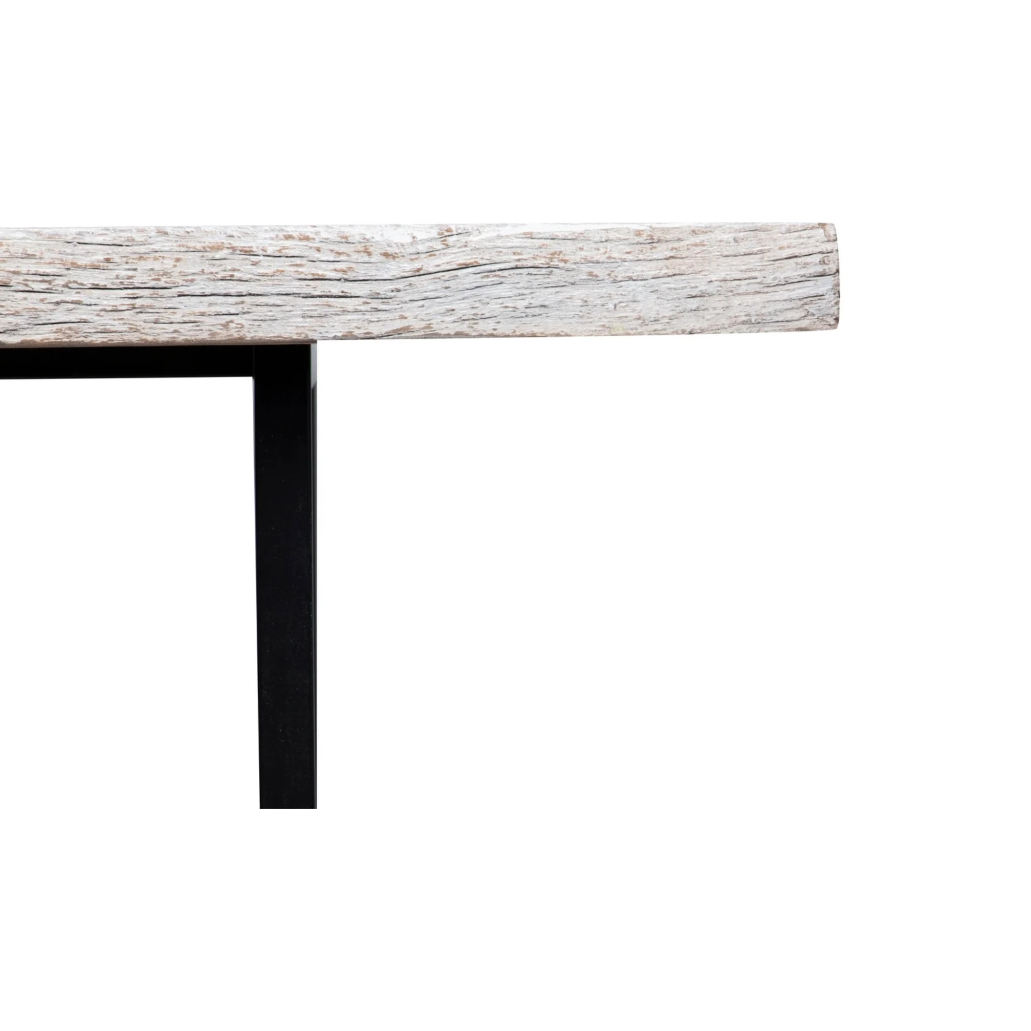 Mesa Comedor Madera Mango-metal 160x90x76 Cm