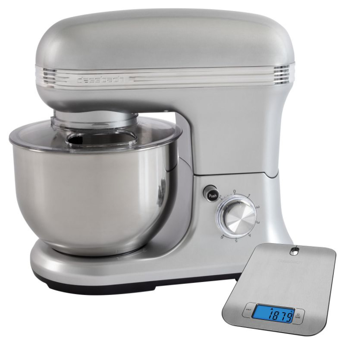 Robot Pétrin Multifonction 1200W Avec Balance Classbach C-KM4004W