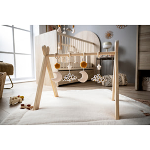 Arche d'éveil bois avec 4 jouets