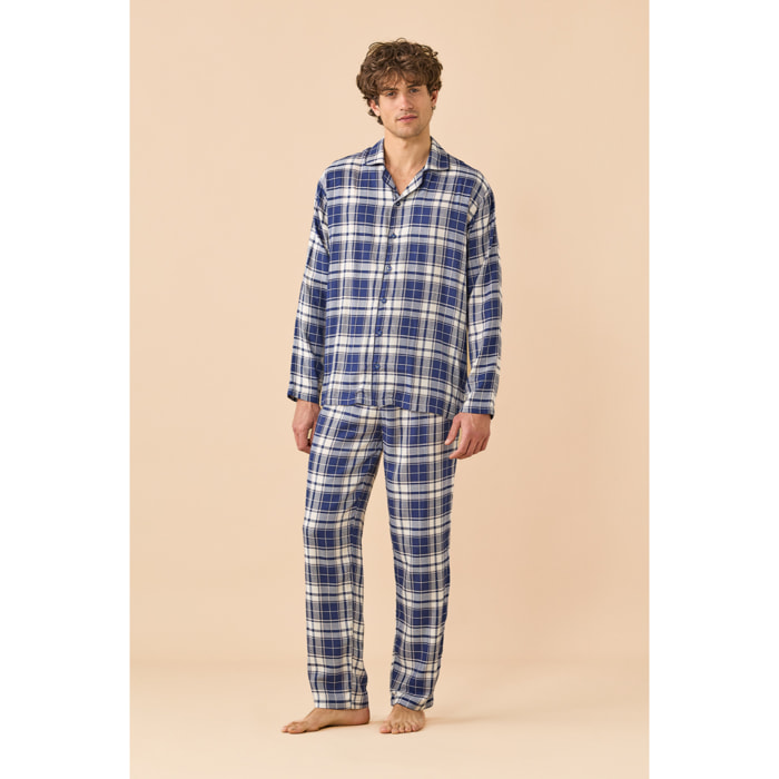 Pigiama uomo flanella articolo tartan. Noidinotte