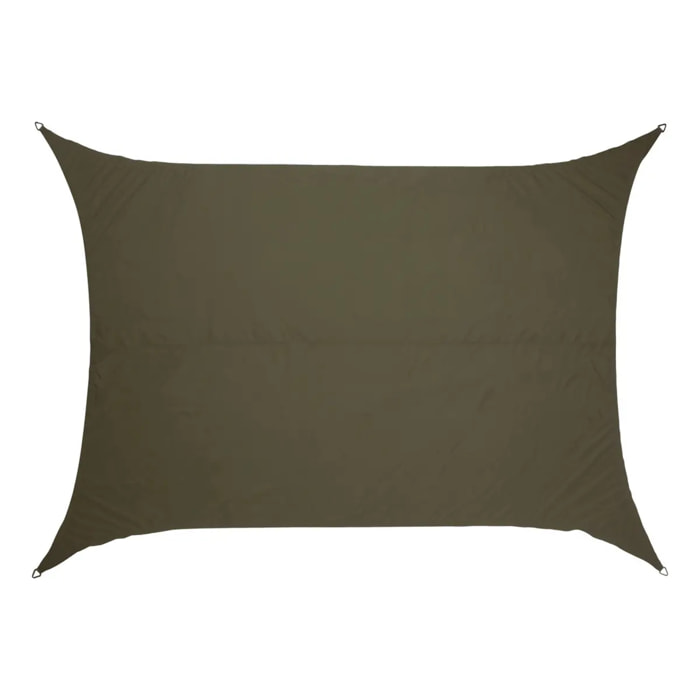 Voile d'ombrage Elyora 4x3m vert laurier
