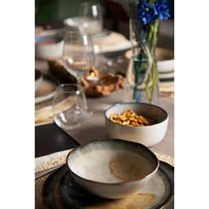 Set 6 piatti frutta Excelsa – Dioniso, Ceramica Beige